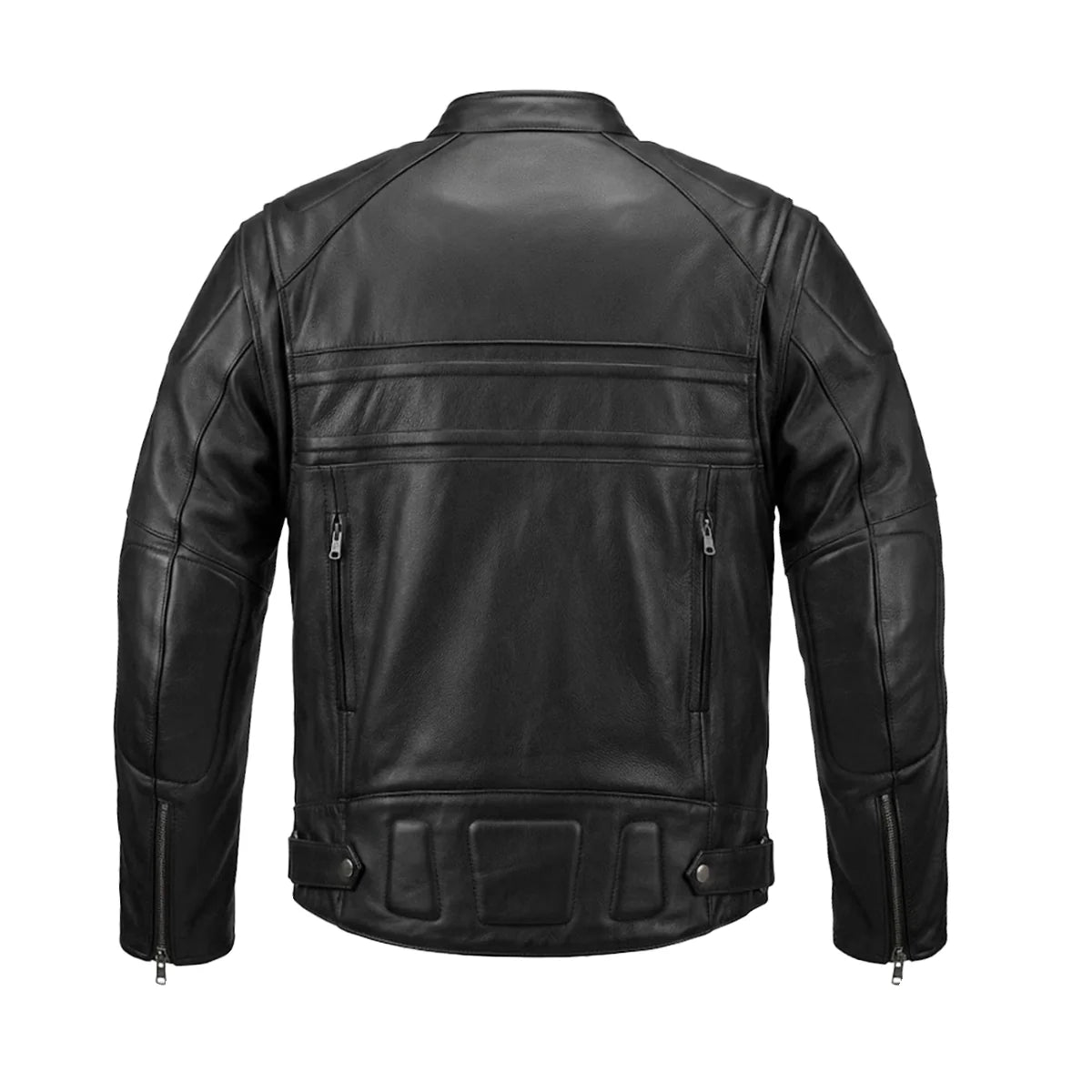 Grizzly - Men's Ultra Leather Motorcycle Jacket - Unik Just for Bikers - Flyclothing LLC
