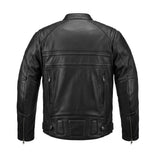 Grizzly - Men's Ultra Leather Motorcycle Jacket - Unik Just for Bikers - Flyclothing LLC