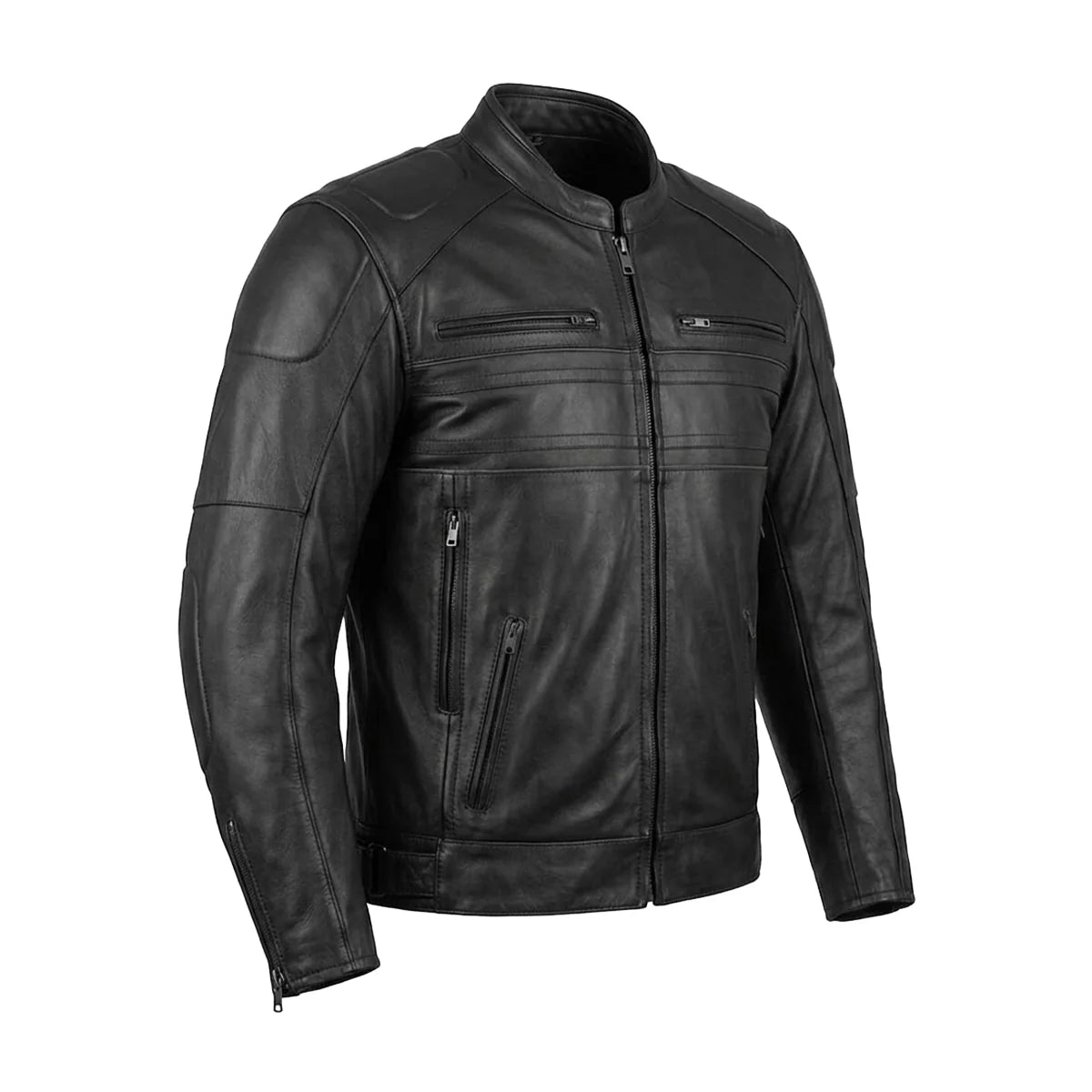 Grizzly - Men's Ultra Leather Motorcycle Jacket - Unik Just for Bikers - Flyclothing LLC