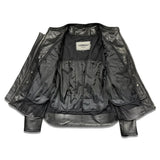 Blaze - Men's Premium Leather Motorcycle Jacket - Unik Just for Bikers - Flyclothing LLC