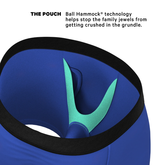 The Jackson | Blue Cowboy Shinesty x Diamond Cross Ranch Ball Hammock® Pouch Underwear With Fly - Shinesty - Flyclothing LLC