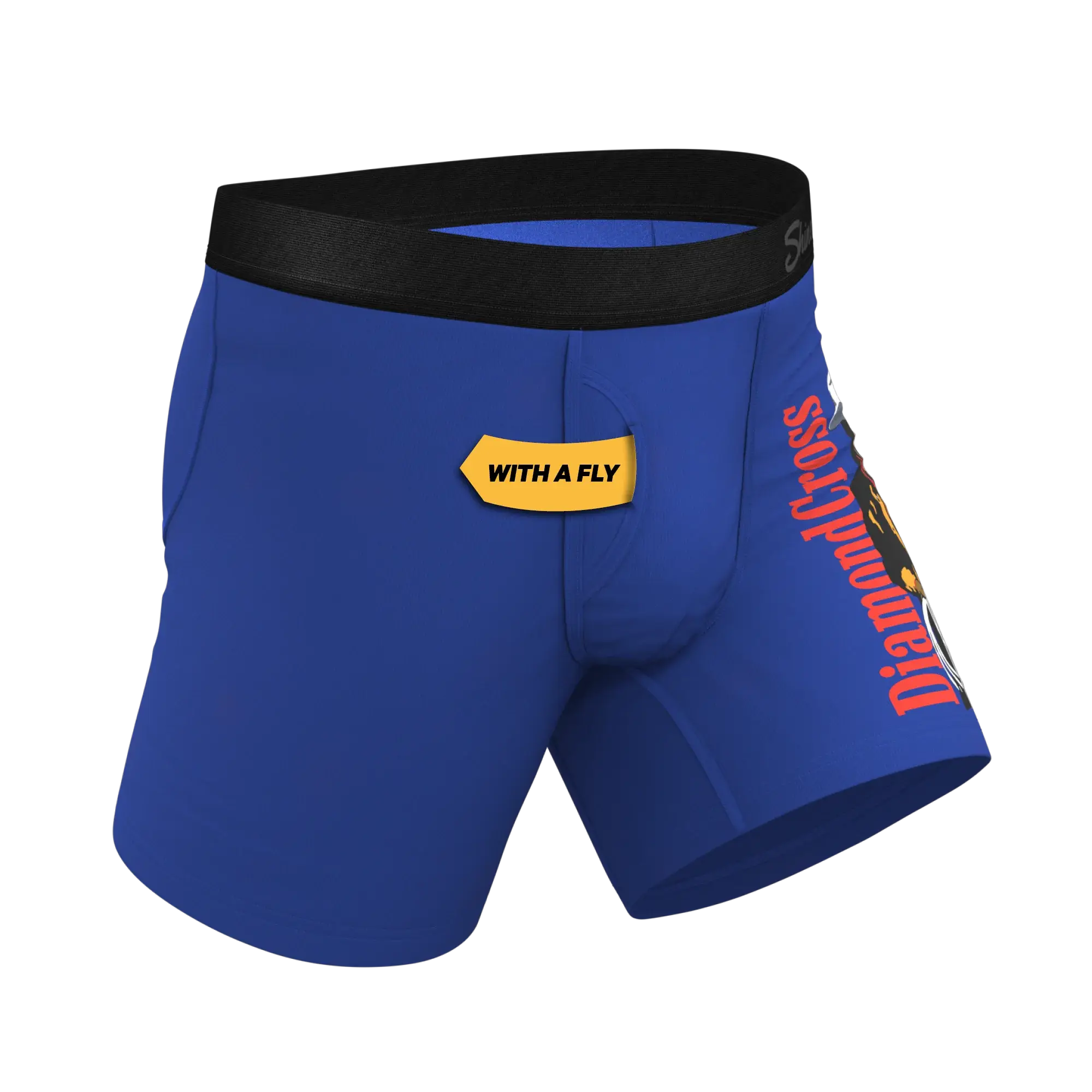 The Jackson | Blue Cowboy Shinesty x Diamond Cross Ranch Ball Hammock® Pouch Underwear With Fly - Shinesty - Flyclothing LLC