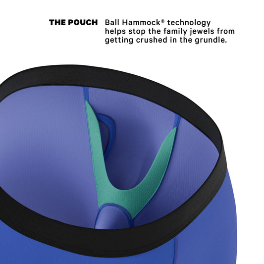 The Jackson | Blue Cowboy Shinesty x Diamond Cross Ranch Long Leg Ball Hammock® Pouch Underwear With Fly - Shinesty - Flyclothing LLC