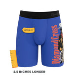 The Jackson | Blue Cowboy Shinesty x Diamond Cross Ranch Long Leg Ball Hammock® Pouch Underwear With Fly - Shinesty - Flyclothing LLC