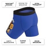 The Jackson | Blue Cowboy Shinesty x Diamond Cross Ranch Long Leg Ball Hammock® Pouch Underwear With Fly - Shinesty - Flyclothing LLC