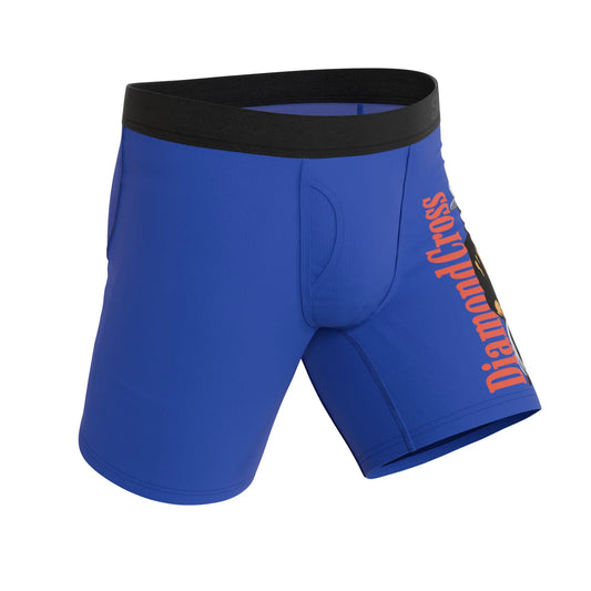 The Jackson | Blue Cowboy Shinesty x Diamond Cross Ranch Long Leg Ball Hammock® Pouch Underwear With Fly - Shinesty - Flyclothing LLC