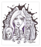 Black Market Art Company Jealousy Lies Betrayal Print