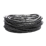 12Pcs Stackable Rhinestone Stretch Evening Bracelets - Madeline Love - Flyclothing LLC