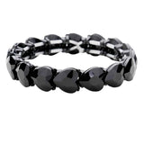 Heart Crystal Stretch Evening Bracelet - Madeline Love - Flyclothing LLC