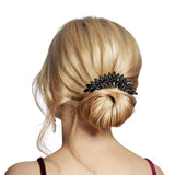 Marquise Stone Cluster Hair Comb - Madeline Love - Flyclothing LLC