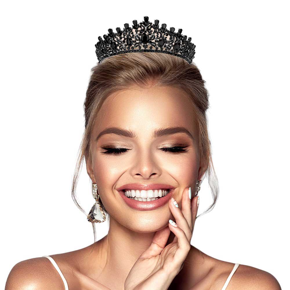 Oval Stone Pointed Princess Tiara - Madeline Love - Flyclothing LLC