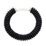 Resin Accented Wood Stretch Bracelet - Madeline Love - Flyclothing LLC