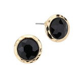 Stylist Round Stone Stud Earrings - Madeline Love - Flyclothing LLC