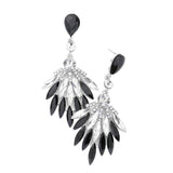 Trendy Marquise Stone Cluster Evening Earrings - Madeline Love - Flyclothing LLC