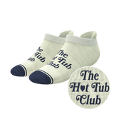 The Jet Set | Hot Tub Club Oatmeal Heel Hammock™ Ankle Socks