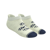 The Jet Set | Hot Tub Club Oatmeal Heel Hammock™ Ankle Socks