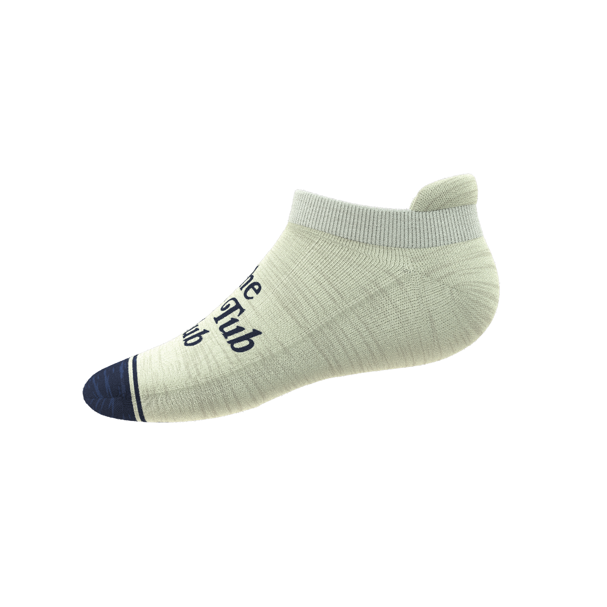 The Jet Set | Hot Tub Club Oatmeal Heel Hammock™ Ankle Socks