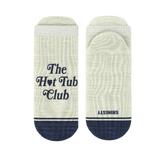 The Jet Set | Hot Tub Club Oatmeal Heel Hammock™ Ankle Socks