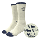 The Jet Set | Hot Tub Club Oatmeal Heel Hammock™ Crew Socks