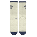 The Jet Set | Hot Tub Club Oatmeal Heel Hammock™ Crew Socks