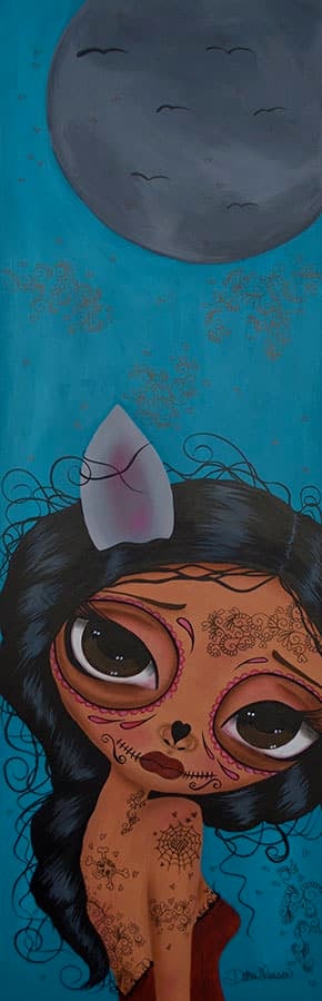Black Market Art Company Jewls Day of the Dead Print