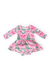 Jingle Bows L/S Twirl Bodysuit - Mila & Rose ® - Flyclothing LLC