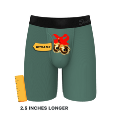 The Jingles | Christmas Bells Long Leg Ball Hammock® Pouch Underwear With Fly - Shinesty