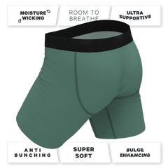 The Jingles | Christmas Bells Long Leg Ball Hammock® Pouch Underwear With Fly - Shinesty