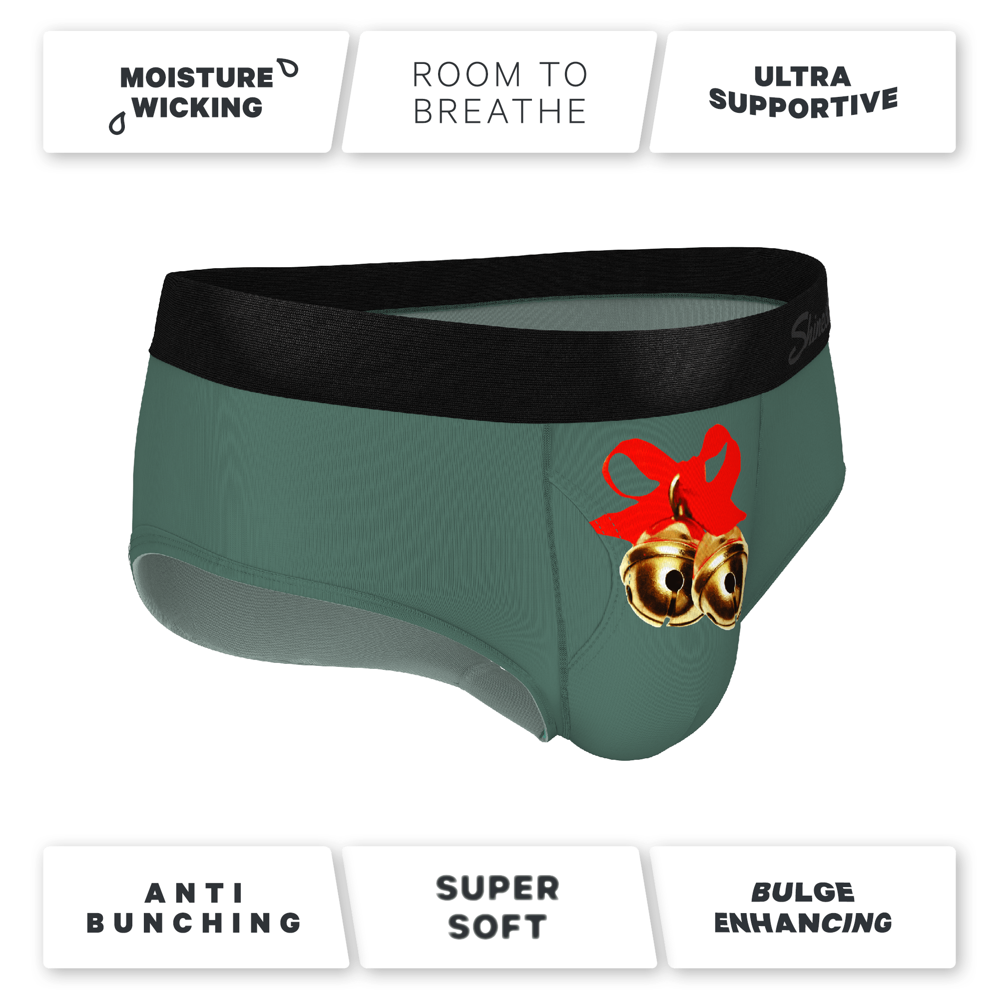 The Jingles | Christmas Bells Ball Hammock® Pouch Underwear Briefs - Shinesty