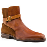 45-600-CGN Jodphur Italian Calfskin Boot, Cognac - Zelli Italia - Flyclothing LLC