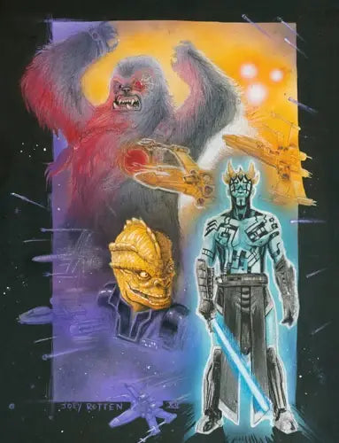Black Market Art Company Massacre On Kashyk Print - Black Market Art Company - Flyclothing LLC
