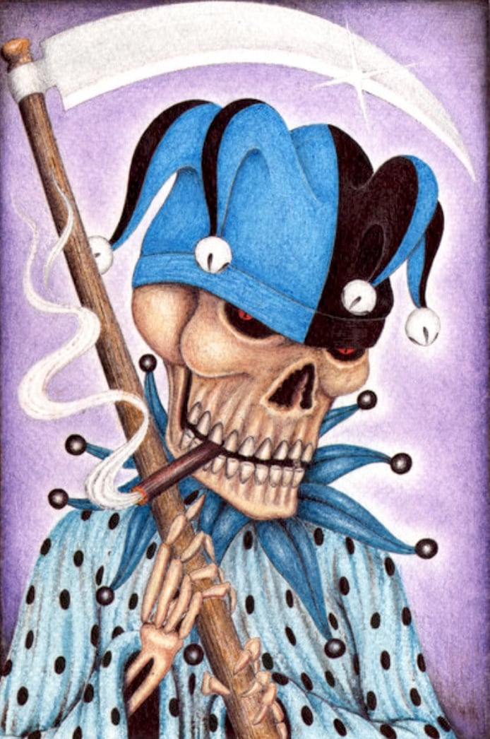 Black Market Art Company Joker Lopez Print
