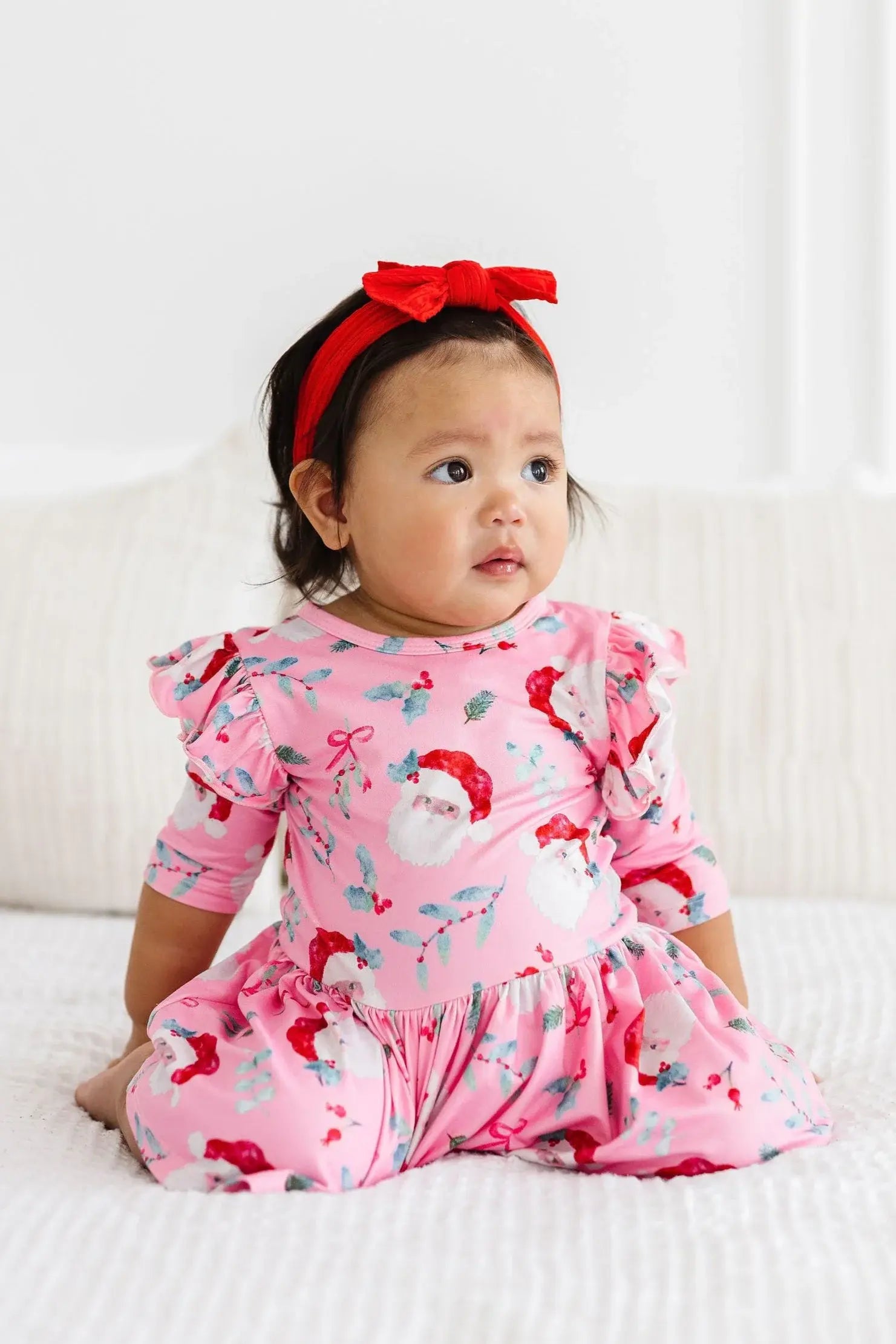 Jolly Old Saint Nick Twirl Flutter Bodysuit - Mila & Rose ® - Flyclothing LLC