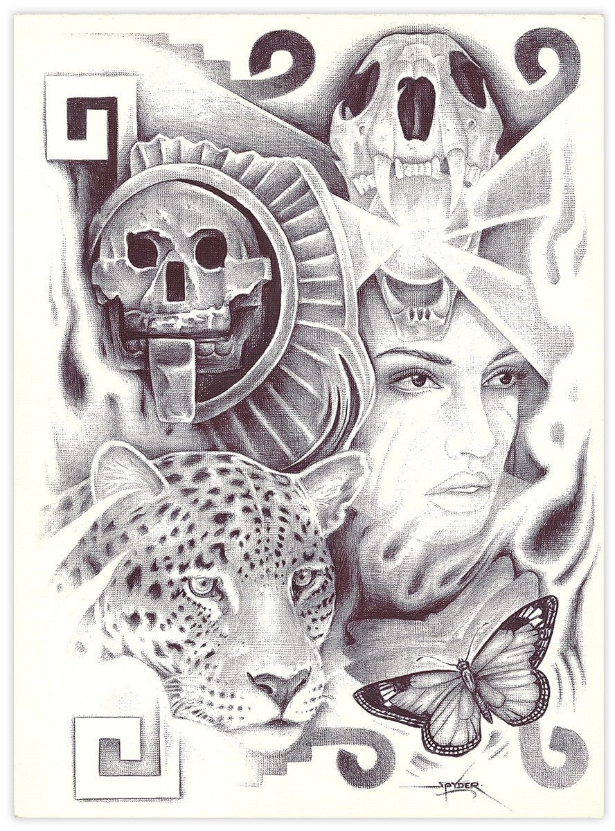 Black Market Art Company Journey to Mictlan Print