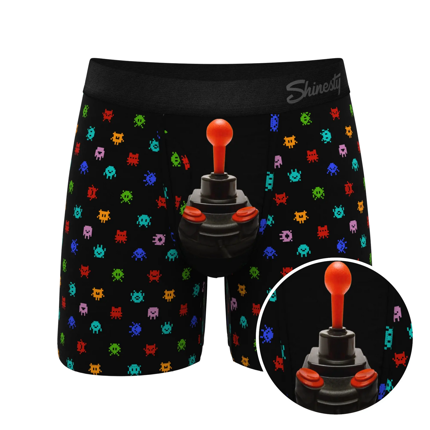 The Joystick | Video Game Ball Hammock® Pouch Underwear With Fly - Shinesty - Flyclothing LLC