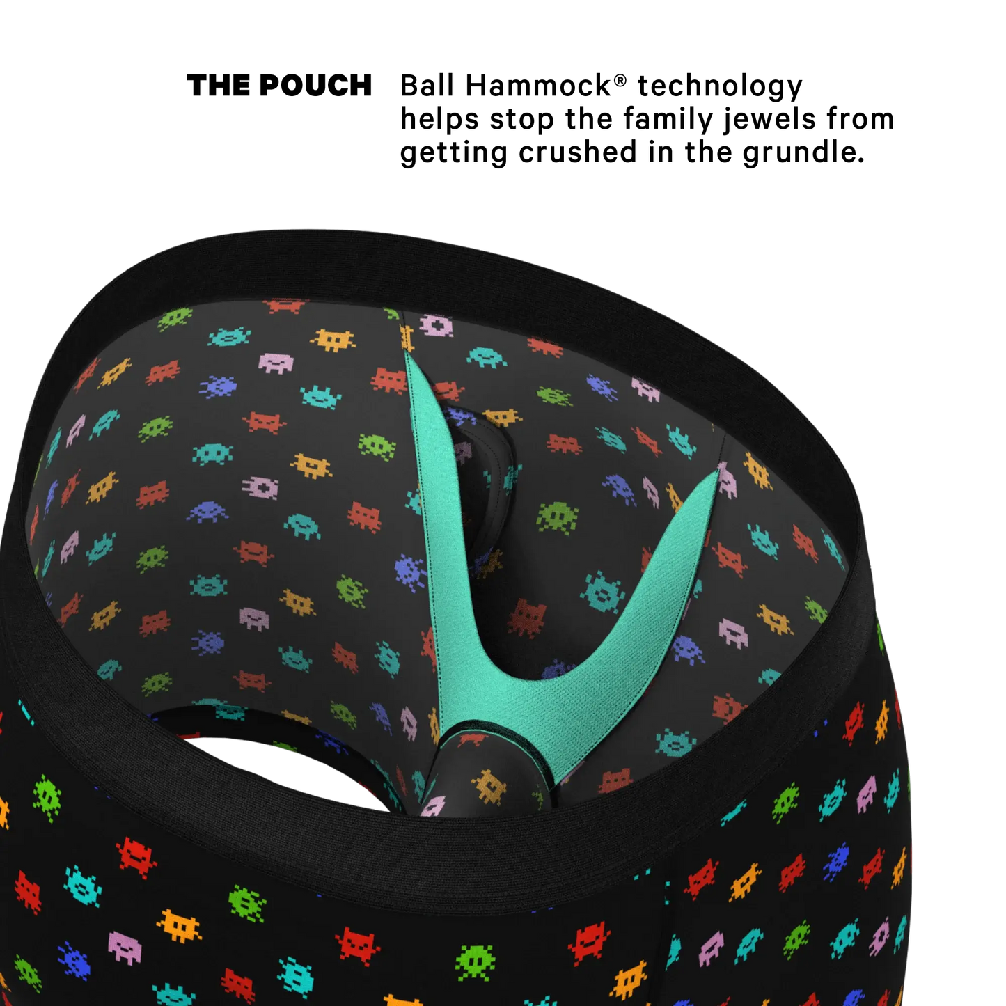 The Joystick | Video Game Ball Hammock® Pouch Underwear With Fly - Shinesty - Flyclothing LLC