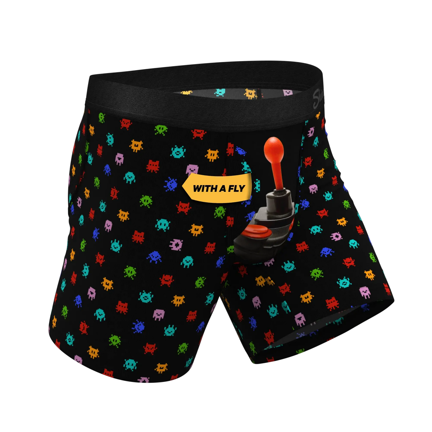 The Joystick | Video Game Ball Hammock® Pouch Underwear With Fly - Shinesty - Flyclothing LLC