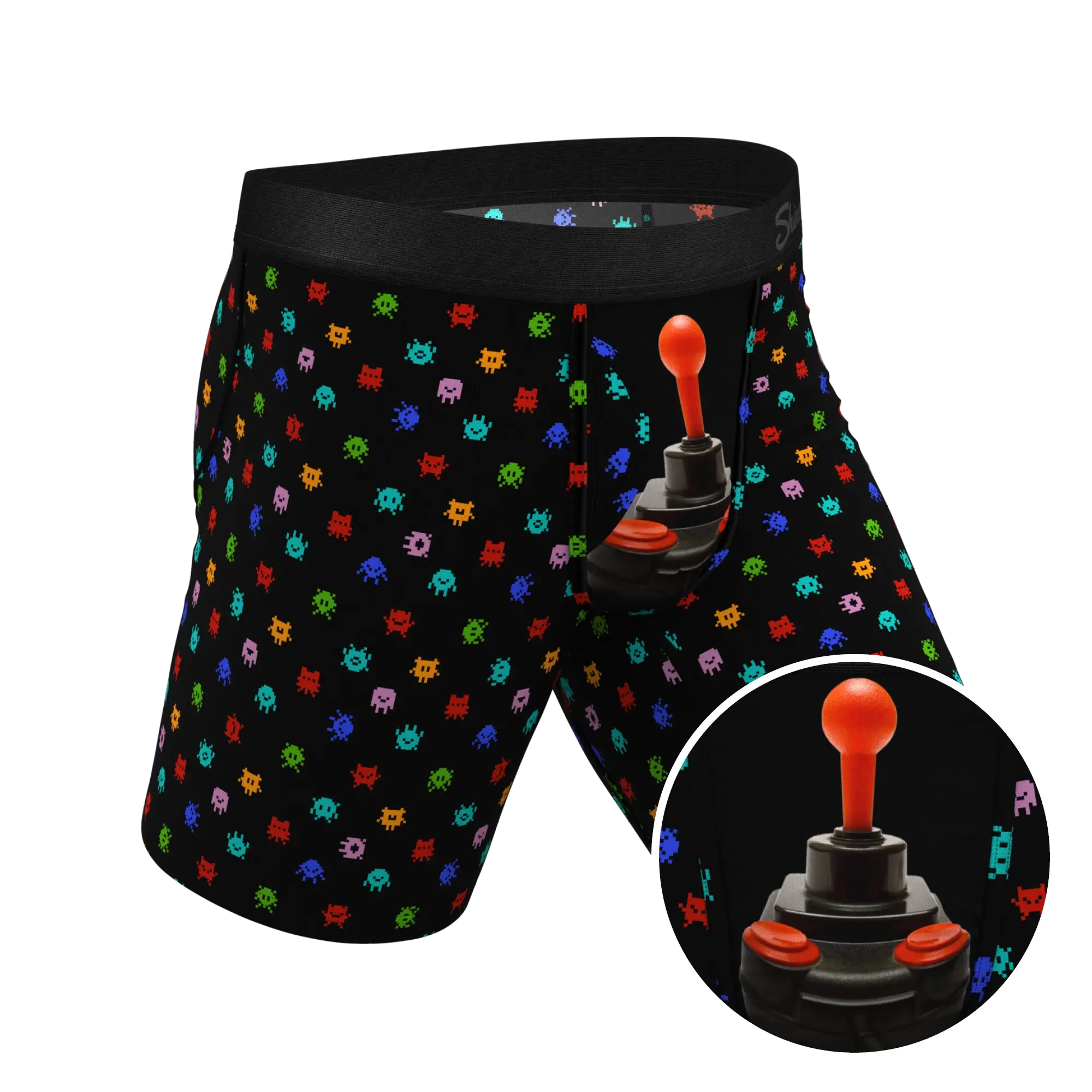 The Joystick | Video Game Long Leg Ball Hammock® Pouch Underwear With Fly - Shinesty - Flyclothing LLC