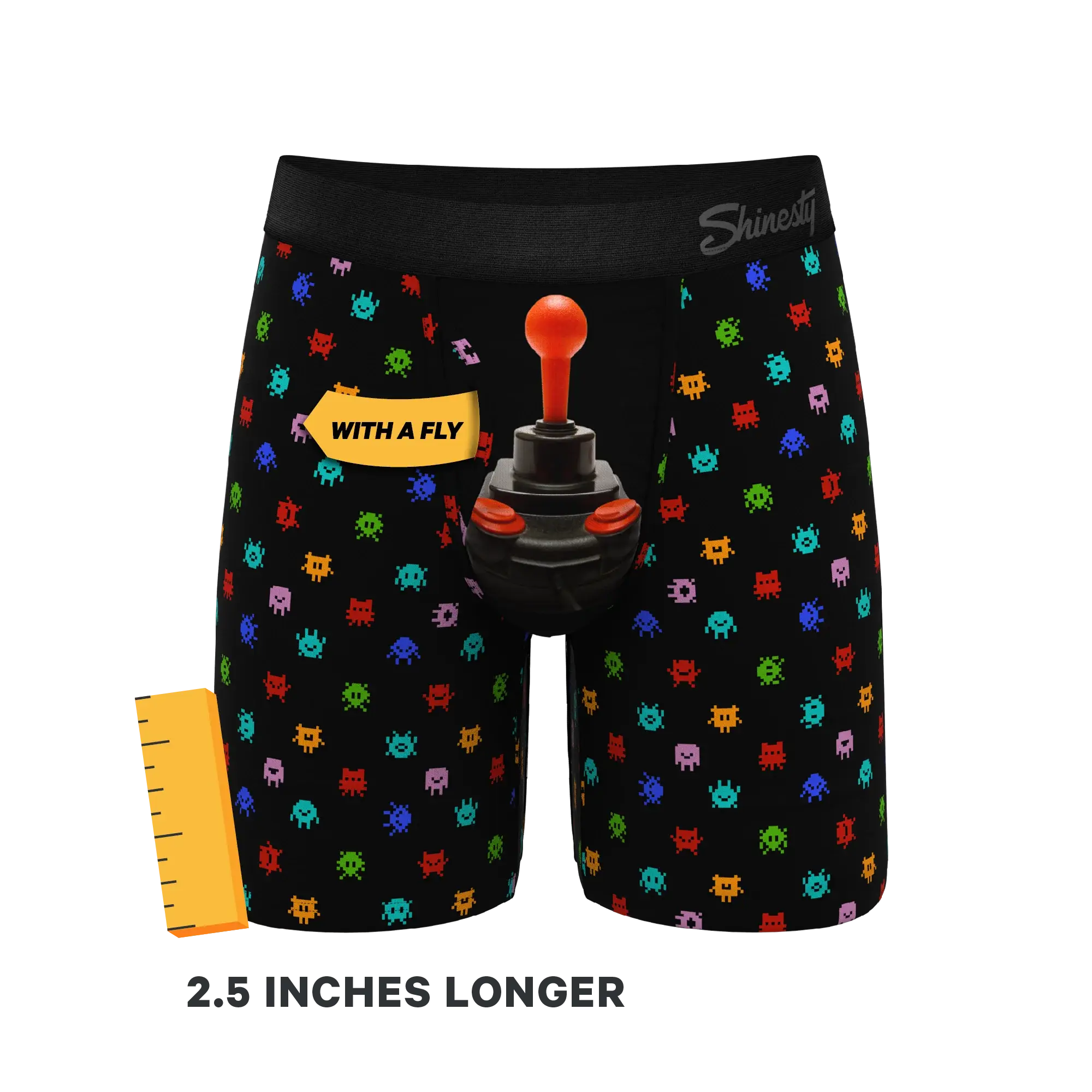 The Joystick | Video Game Long Leg Ball Hammock® Pouch Underwear With Fly - Shinesty - Flyclothing LLC