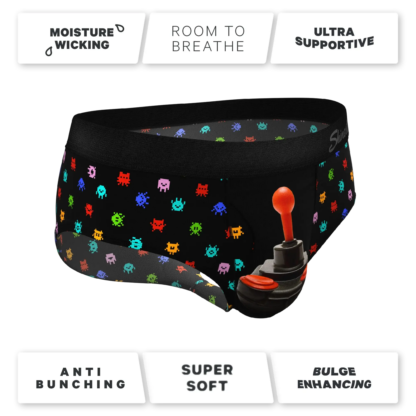 The Joystick | Video Game Ball Hammock® Pouch Underwear Briefs - Shinesty - Flyclothing LLC