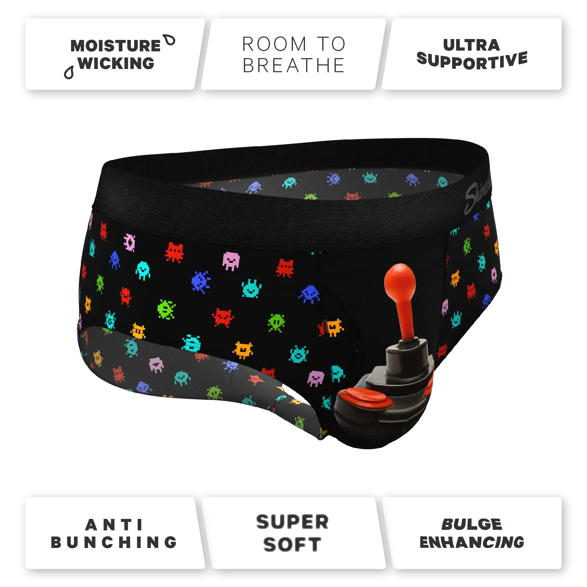 The Joystick | Video Game Ball Hammock® Pouch Underwear Briefs - Shinesty - Flyclothing LLC