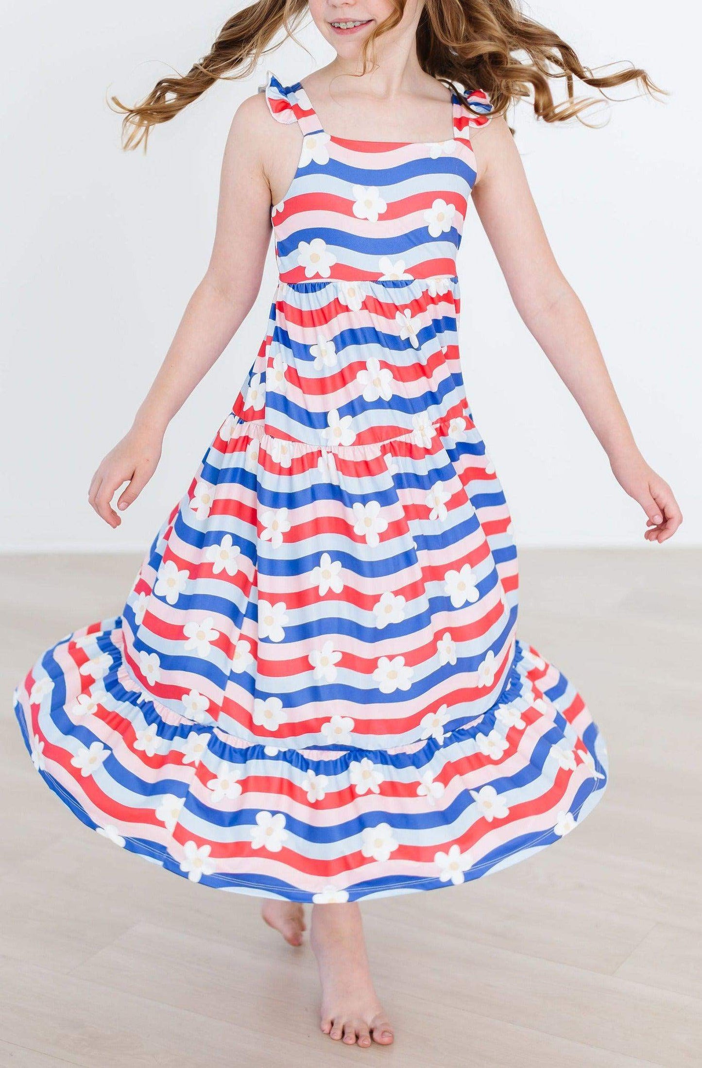 SALE July Vibes Ruffle Maxi Dress - Mila & Rose ® - Flyclothing LLC