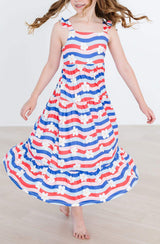 SALE July Vibes Ruffle Maxi Dress - Mila & Rose ® - Flyclothing LLC