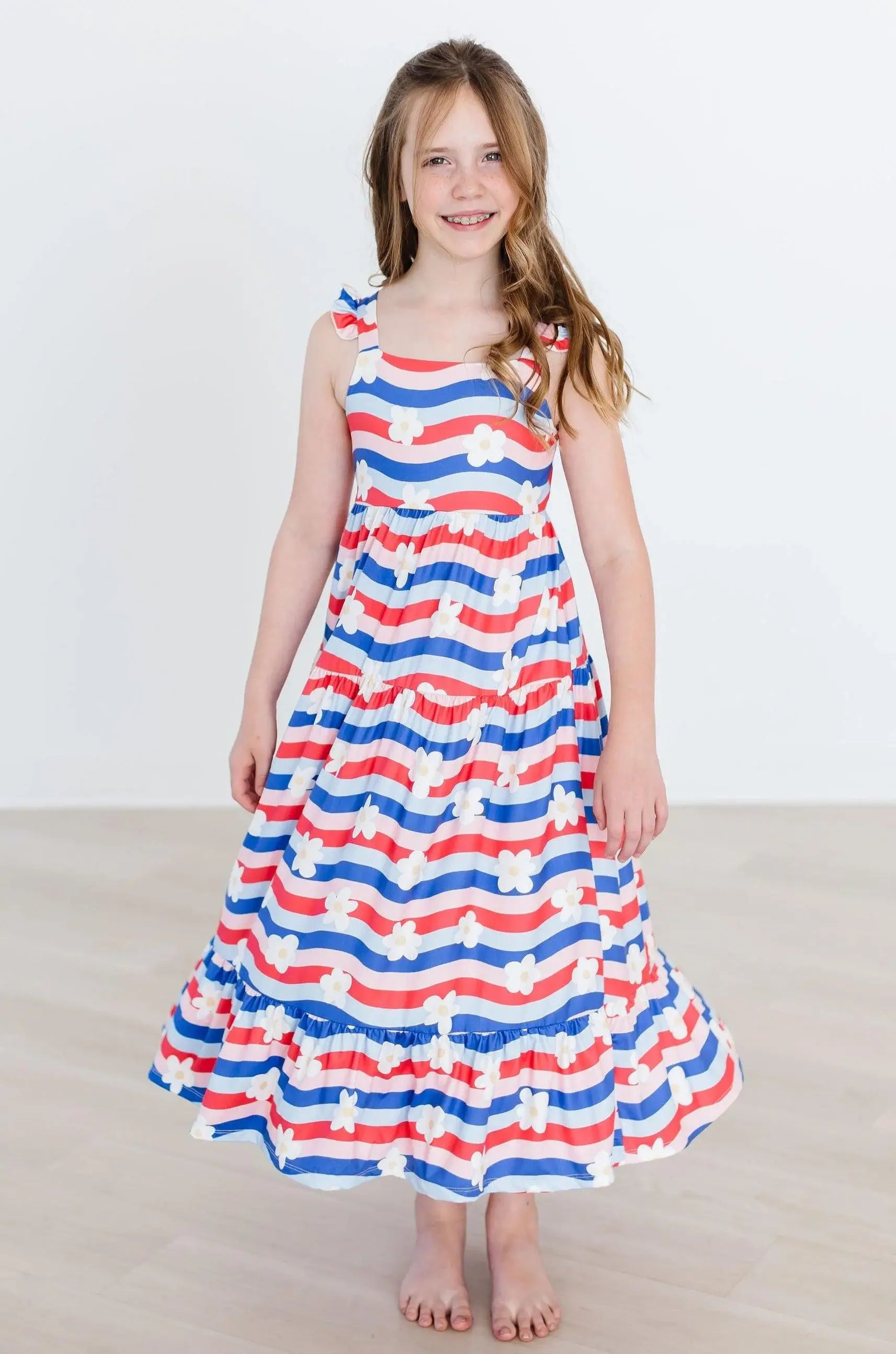 SALE July Vibes Ruffle Maxi Dress - Mila & Rose ® - Flyclothing LLC
