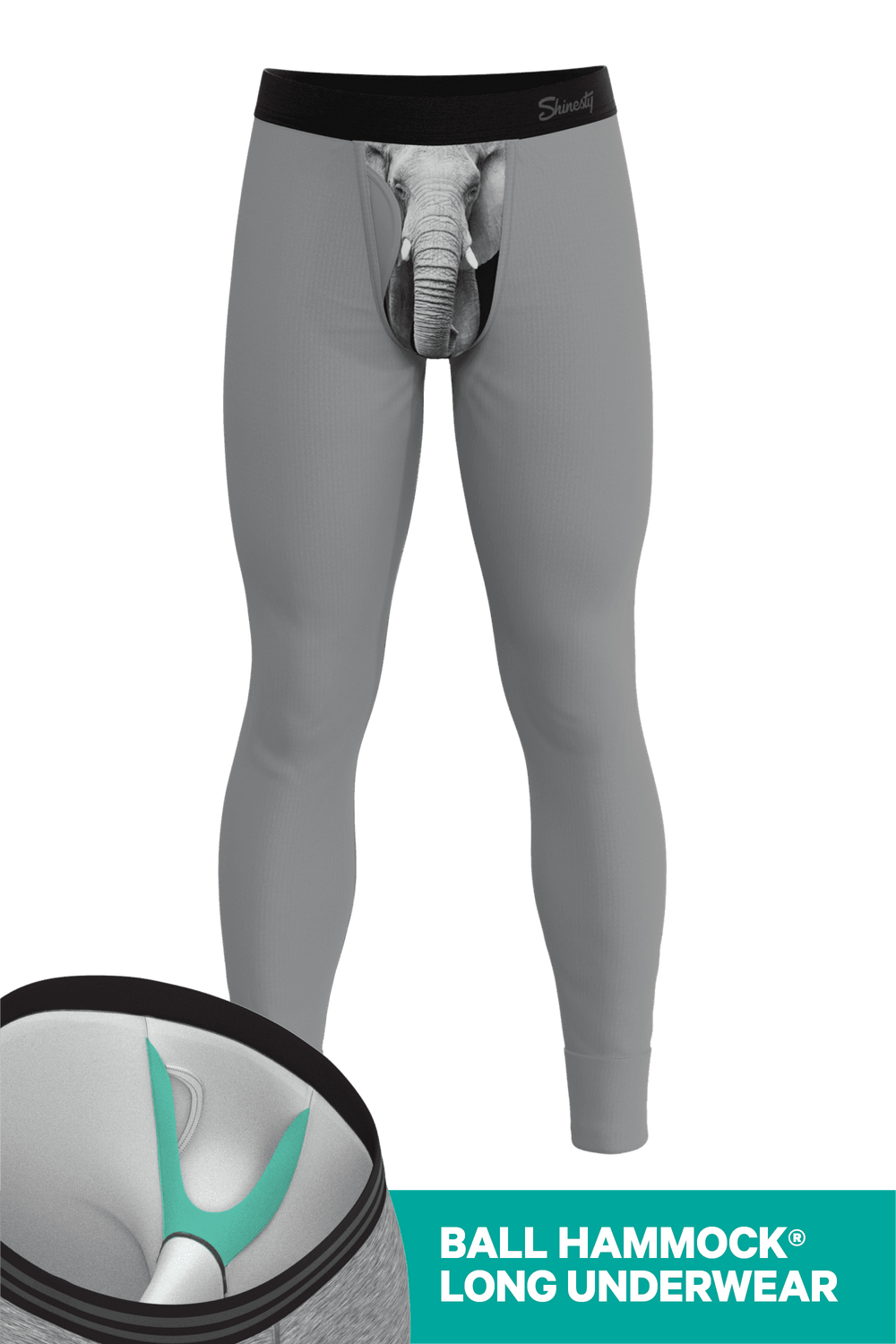 The Junk In The Trunk | Elephant Ball Hammock® Long Johns - Shinesty - Flyclothing LLC