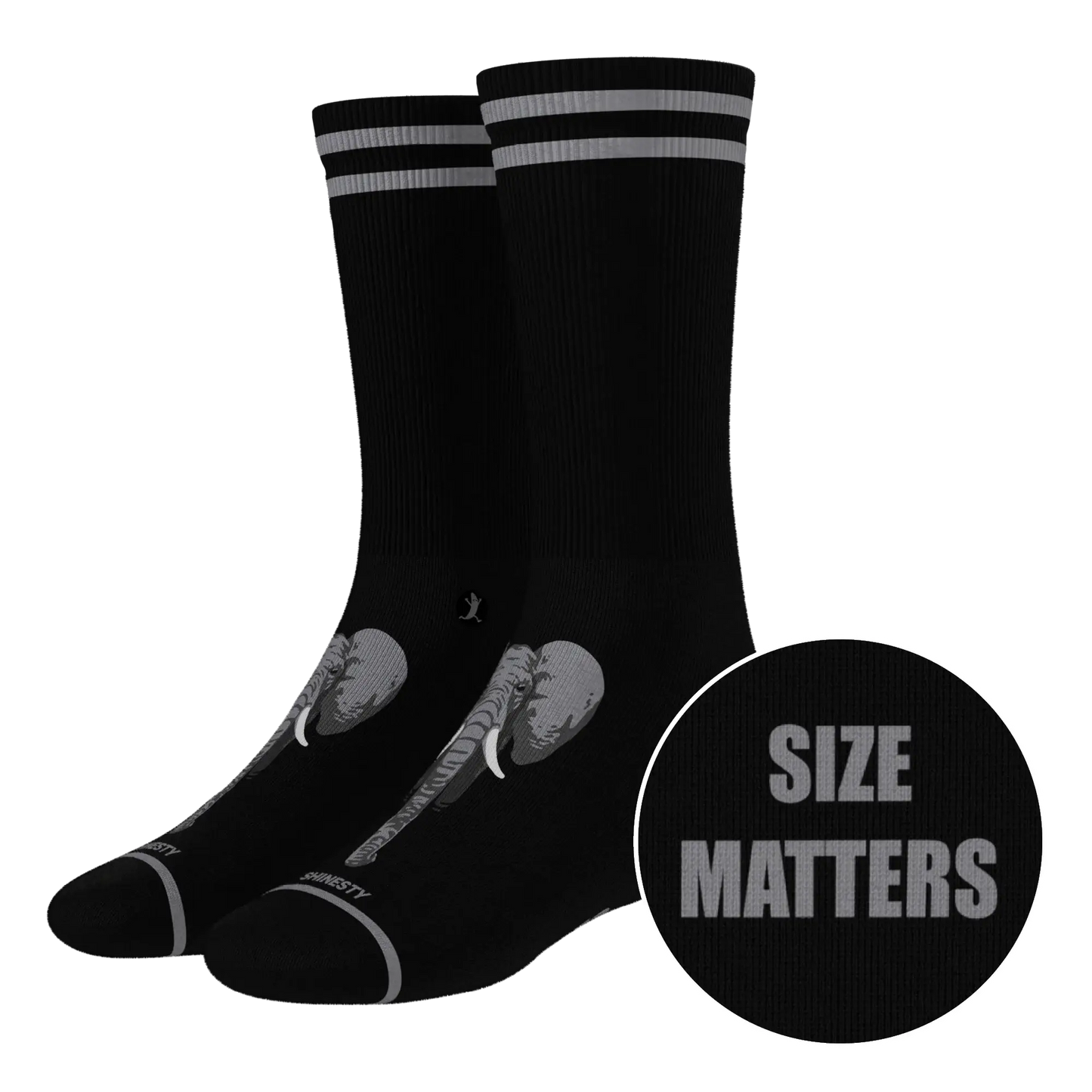 The Junk In The Trunk | Elephant Heel Hammock™ Crew Socks - Shinesty - Flyclothing LLC