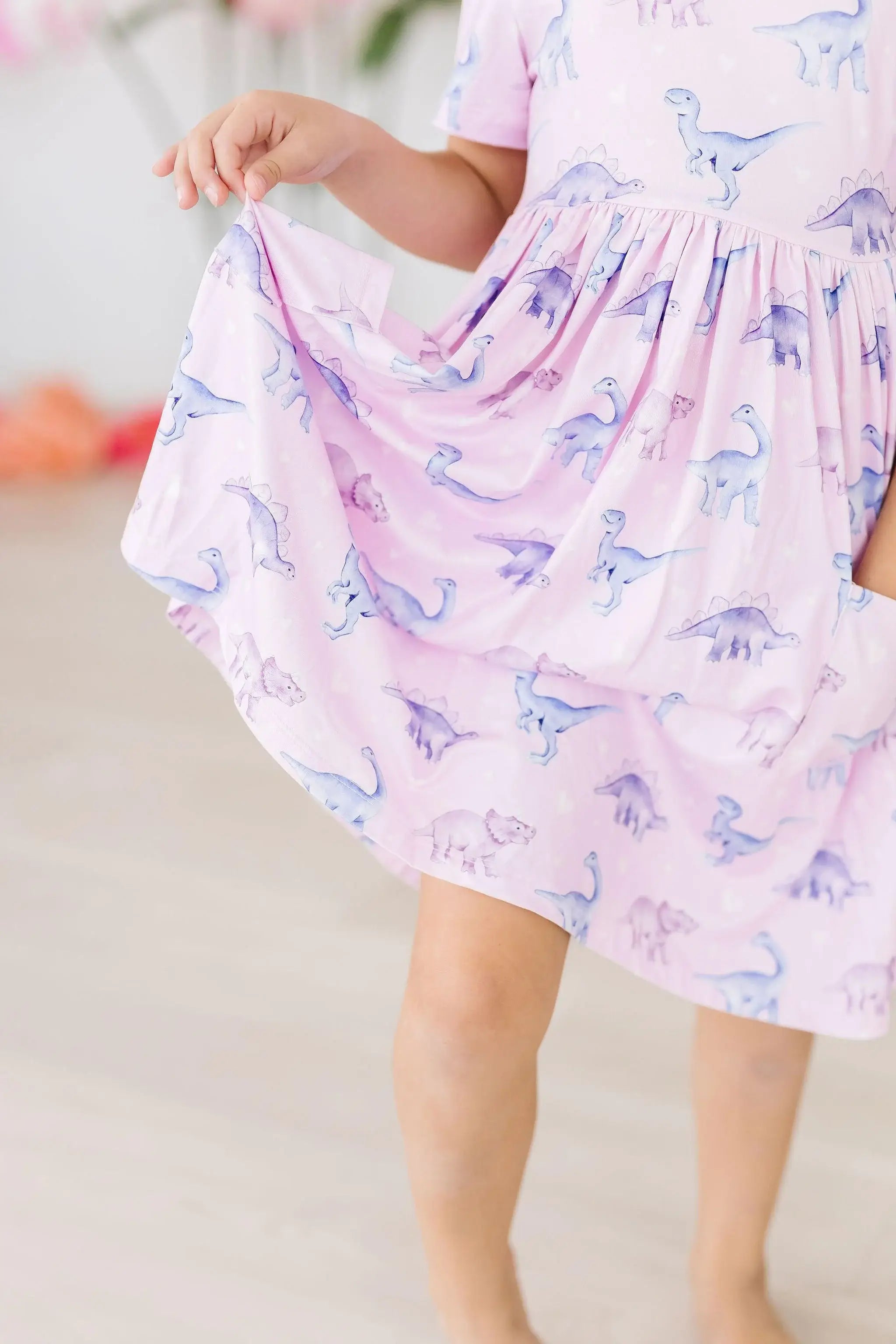 Jurassic Joy S/S Pocket Twirl Dress - Mila & Rose ® - Flyclothing LLC