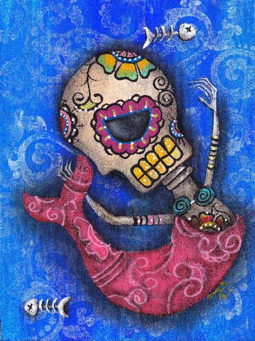 Black Market Art Company Just Keep Swimming Print - Black Market Art Company - Flyclothing LLC