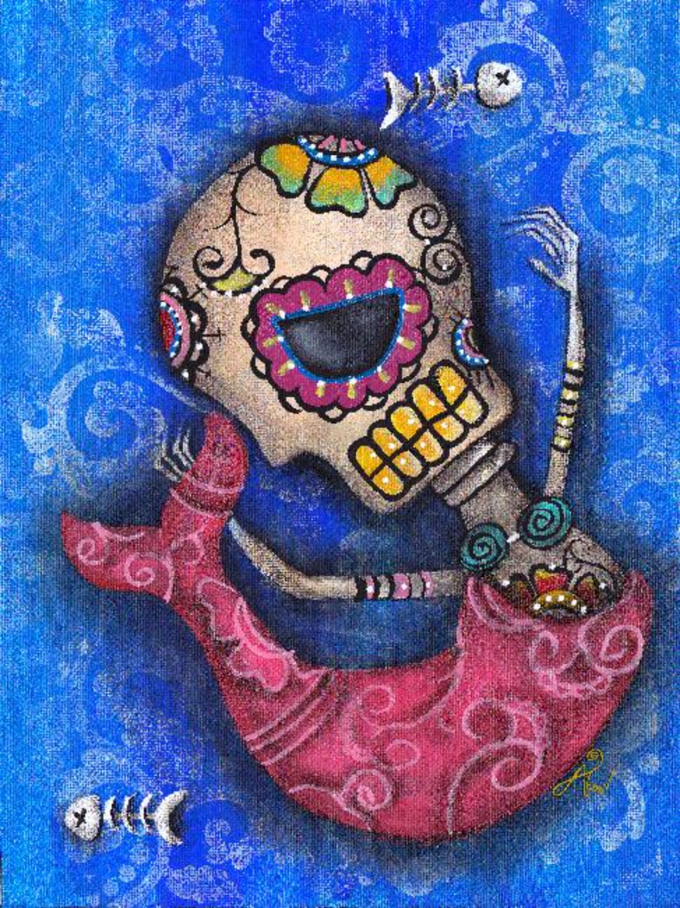 Black Market Art Company Just Keep Swimming Print