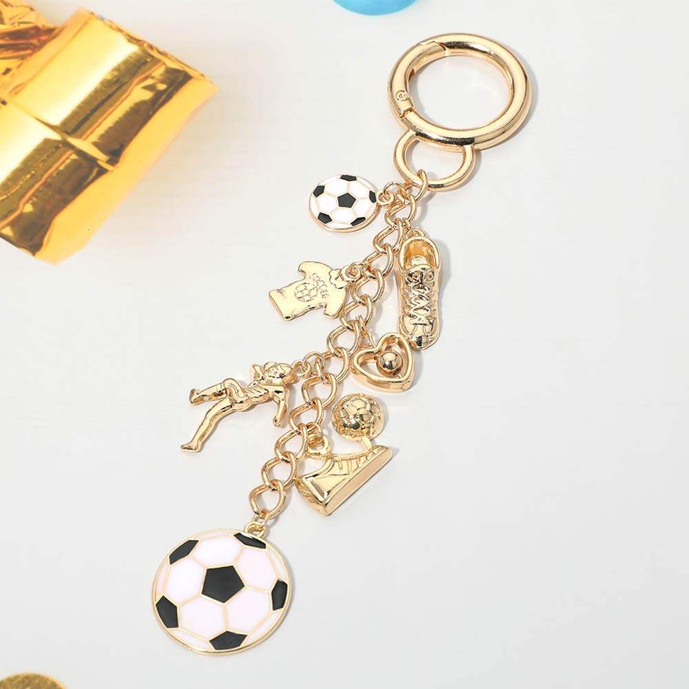 Soccer Charm Embellished Keychain Bag Charm - Madeline Love - Flyclothing LLC